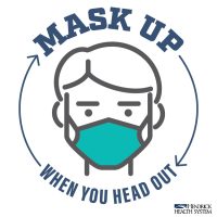 mask up campaign from hendricks hospital